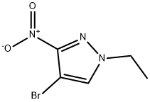 4-溴-1-乙基-3-硝基-1H-吡唑 结构式