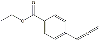 Benzoic acid, 4-(1,2-propadienyl)-, ethyl ester Struktur