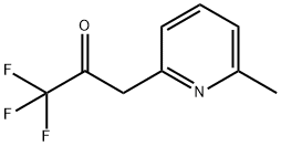1,1,1-trifluoro-3-(6-methylpyridin-2-yl)propan-2-one Struktur