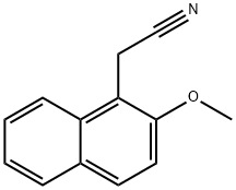 (2-Methoxy-naphthalen-1-yl)-acetonitrile Struktur