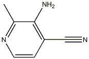 4-Pyridinecarbonitrile, 3-amino-2-methyl- Structure