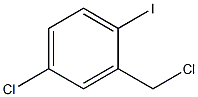 4-chloro-2-(chloromethyl)-1-iodobenzene Structure