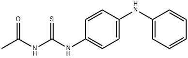 N-{[(4-anilinophenyl)amino]carbonothioyl}acetamide Struktur