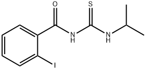 2-iodo-N-[(isopropylamino)carbonothioyl]benzamide 化学構造式
