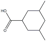 3,5-二甲基环己烷-1-羧酸 结构式
