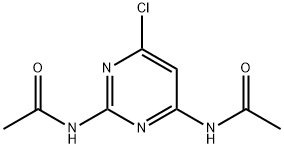 Acetamide,N,N'-(6-chloro-2,4-pyrimidinediyl)bis- (9CI) Struktur