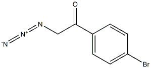 2-azido-1-(4-bromophenyl)ethan-1-one Structure