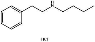 butyl(2-phenylethyl)amine hydrochloride Structure