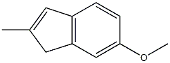 1H-Indene, 6-methoxy-2-methyl- Struktur