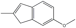 1H-Indene, 6-methoxy-2-methyl-,71644-70-7,结构式