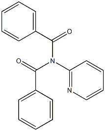 Benzamide,N-benzoyl-N-2-pyridinyl- Structure