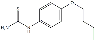 Thiourea, (4-butoxyphenyl)- Struktur