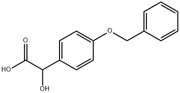 (4-Benzyloxy-phenyl)-hydroxy-acetic acid Structure