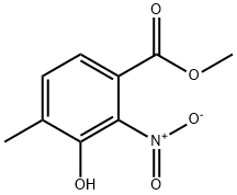 3-Hydroxy-4-methyl-2-nitro-benzoic acid methyl ester,71788-49-3,结构式