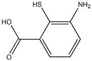 BENZOIC ACID, 3-AMINO-2-MERCAPTO- 结构式