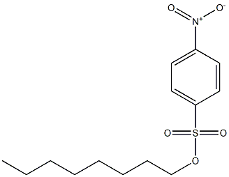 Benzenesulfonic acid, 4-nitro-, octyl ester,71841-81-1,结构式