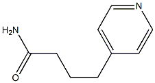 4-Pyridinebutanamide Struktur