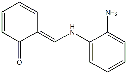 6-[[(2-aminophenyl)amino]methylidene]cyclohexa-2,4-dien-1-one,7191-90-4,结构式