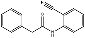 Benzeneacetamide, N-(2-cyanophenyl)- 结构式