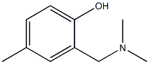 Phenol, 2-[(dimethylamino)methyl]-4-methyl- 化学構造式