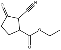 ethyl 2-cyano-3-oxocyclopentanecarboxylate Structure