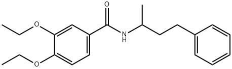 3,4-diethoxy-N-(4-phenylbutan-2-yl)benzamide,724734-52-5,结构式