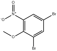 1,5-dibromo-2-methoxy-3-nitrobenzene Struktur