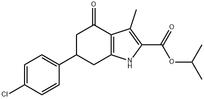 propan-2-yl 6-(4-chlorophenyl)-3-methyl-4-oxo-4,5,6,7-tetrahydro-1H-indole-2-carboxylate|