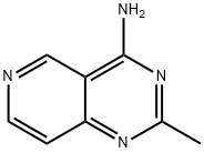 2-甲基吡啶并[4,3-D]嘧啶-4-胺,72668-55-4,结构式
