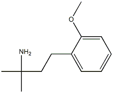 4-(2-甲氧基苯基)-2-甲基丁-2-胺,72734-73-7,结构式