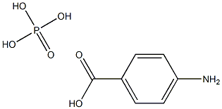 p-AMINOBENZOIC ACID PHOSPHATE			 Structure