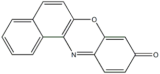 9H-Benzo[a]phenoxazin-9-one Struktur