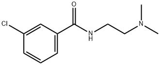 3-chloro-N-[2-(dimethylamino)ethyl]benzamide Structure