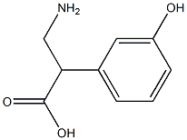 3-(3-HYDROXYPHENYL)-DL-BETA-ALANINE Structure