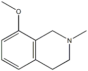 8-methoxy-2-methyl-3,4-dihydro-1H-isoquinoline,73903-30-7,结构式