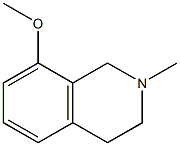 8-methoxy-2-methyl-3,4-dihydro-1H-isoquinoline Struktur