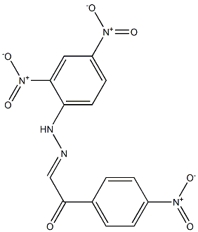 Ethanone,1-(4-nitrophenyl)-, 2-(2,4-dinitrophenyl)hydrazone,7402-79-1,结构式