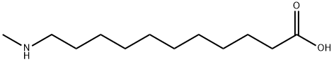N-甲基-11-氨基十一酸 结构式