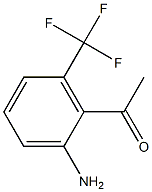 1-[2-amino-6-(trifluoromethyl)phenyl]ethanone 结构式