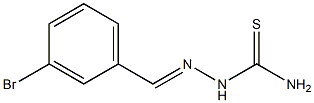 Hydrazinecarbothioamide, 2-[(3-bromophenyl)methylene]- Structure