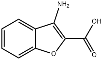 3-氨基苯并呋喃-2-羧酸, 742013-09-8, 结构式
