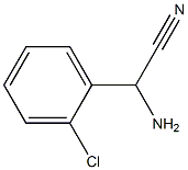 2-amino-2-(2-chlorophenyl)acetonitrile Struktur