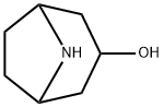 8-Azabicyclo[3.2.1]octan-3-ol 化学構造式