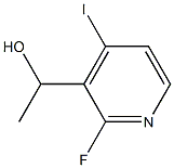 1-(2-Fluoro-4-iodo-pyridin-3-yl)-ethanol 化学構造式