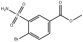 4-溴-3-氨磺酰基苯甲酸甲酯, 74451-73-3, 结构式