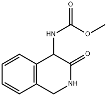 METHYL (3-OXO-1,2,3,4-TETRAHYDROISOQUINOLIN-4-YL)CARBAMATE Structure