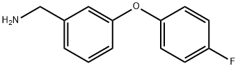 (3-(4-氟苯氧基)苯基)甲胺 结构式