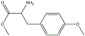 (S)2-氨基-3-(4-甲氧基苯基)丙酸甲酯盐酸盐, 7479-01-8, 结构式