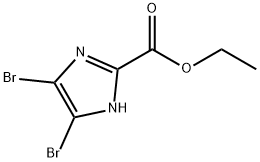 Ethyl 4,5-dibromo-1H-imidazole-2-carboxylate Structure