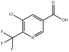 5-chloro-6-(trifluoromethyl)nicotinic acid,749875-05-6,结构式